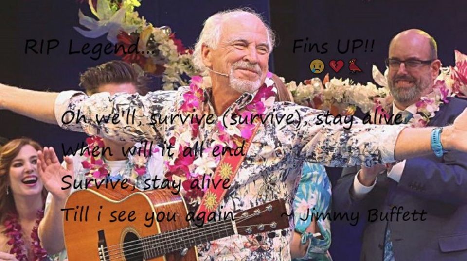 In case you haven’t heard, Jimmy Buffett sailed away last night . Thank You for all of your wonderful music, it will def…