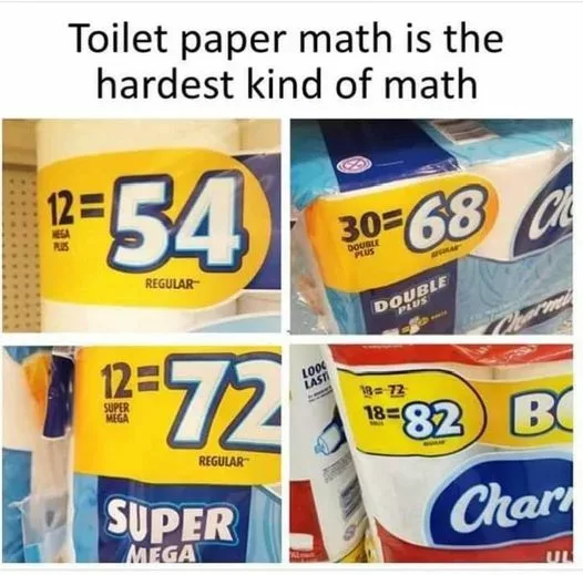 I don’t math..