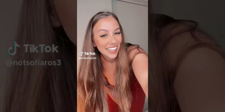 TIKTOK THOT IN ORANGE DRESS – video