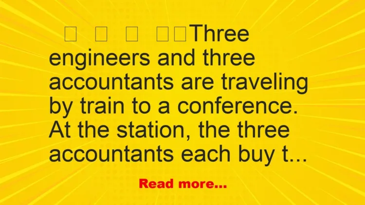 Joke: Accountants And Engineers