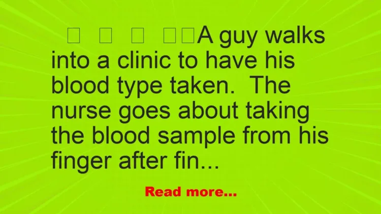 Joke: Blood Type