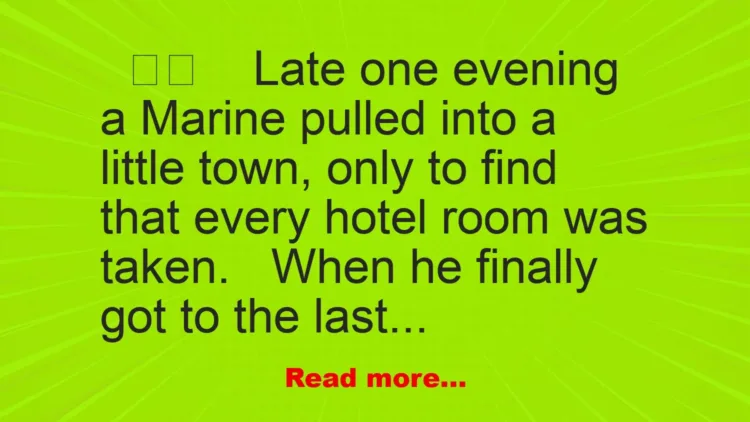 Joke: The last hotel