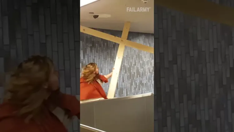 He is risen (unless the escalator is out of service) 🤣 – video