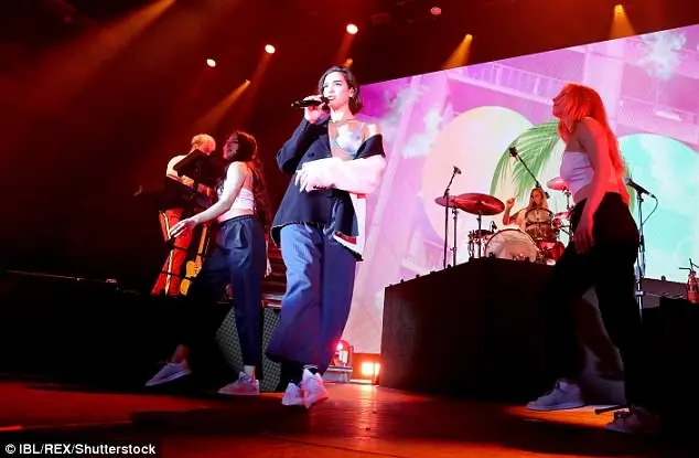 Dua Lipa Enthralls with Her Bold and Alluring Performance in Sweden