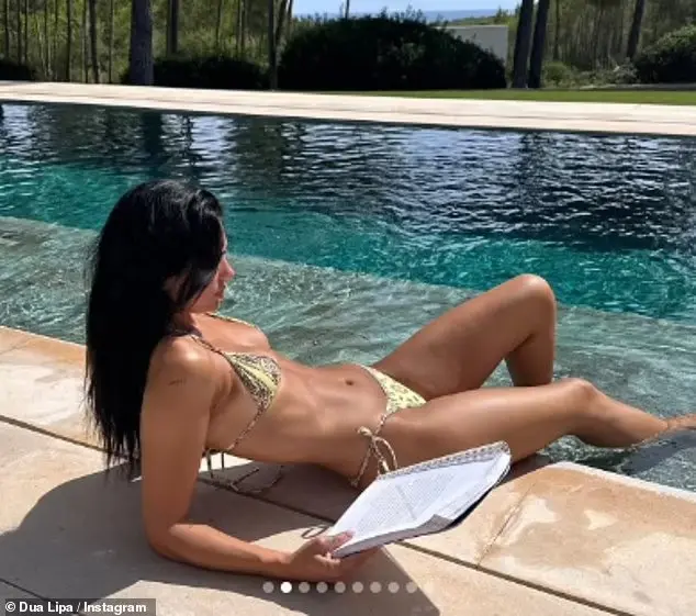 Dua Lipa Dazzles in Glittering Gold Bikini on Blissful Ibiza Getaway