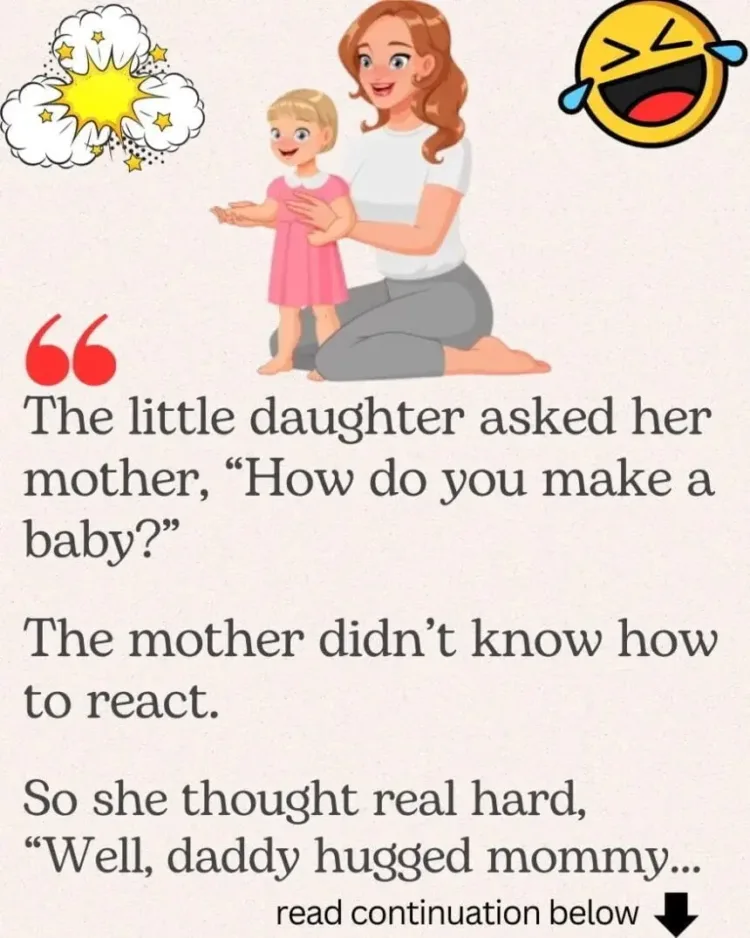 Joke: The little daughter asked her mother