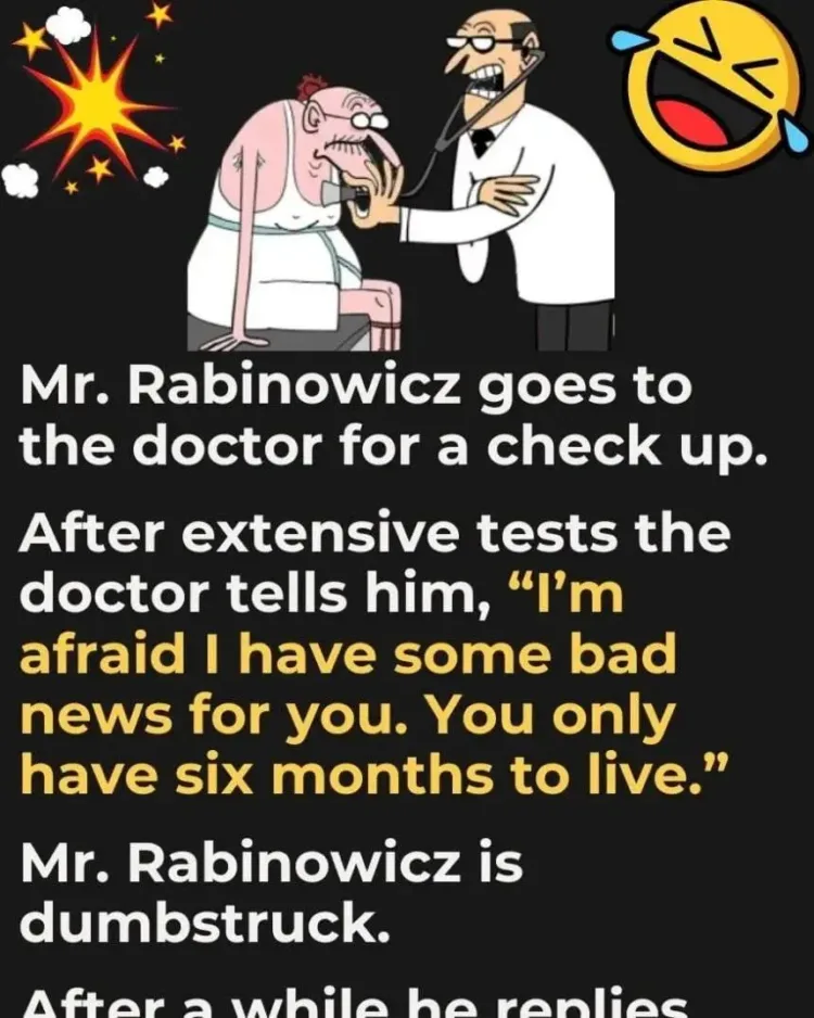 Joke: Mr. Rabinowicz goes to the doctor