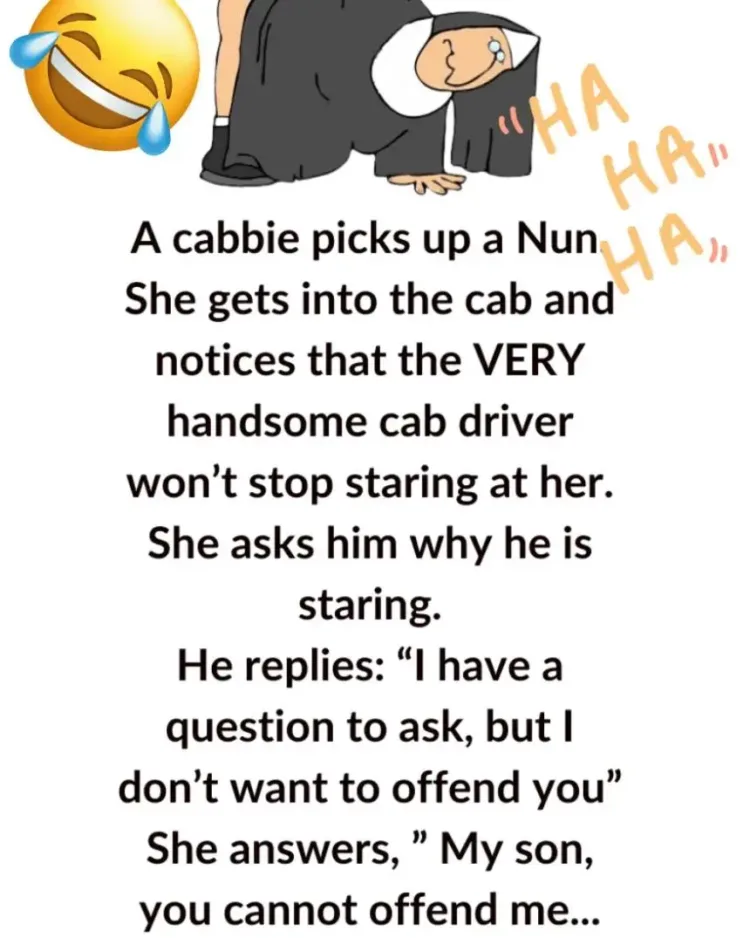 Joke: A Cabbie Picks Up A Nun