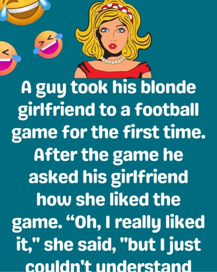 Joke: Blonde Football