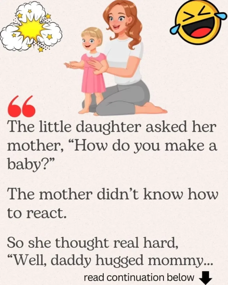 Joke: The little daughter asked her mother