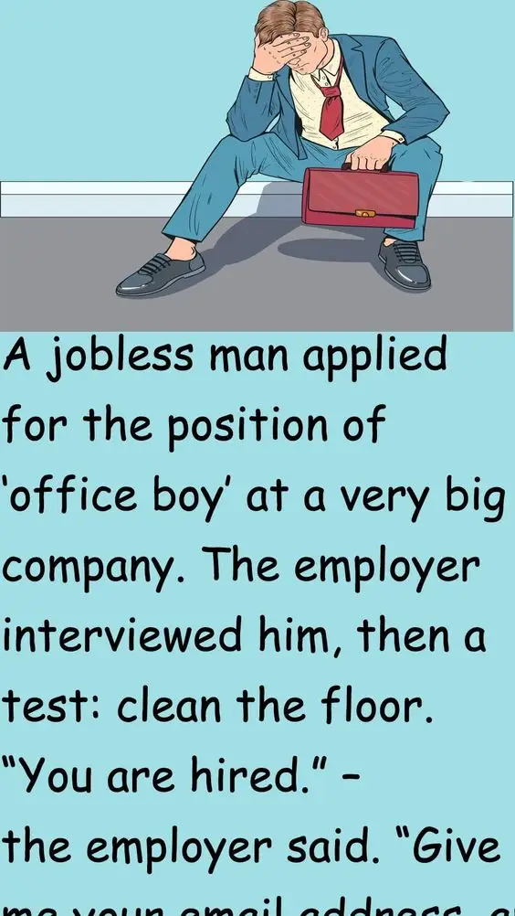 Joke: An Office Boy