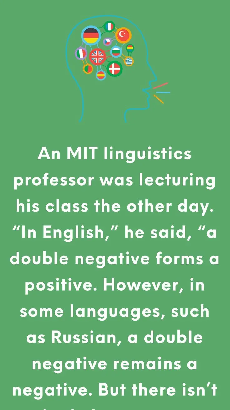 Joke: A Linguistics Professor’s Lecture