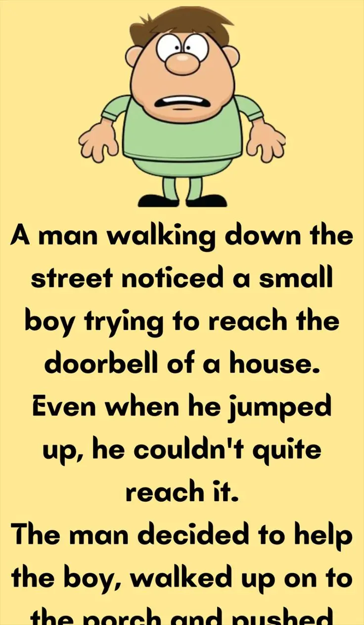 Joke: A man walking down the street