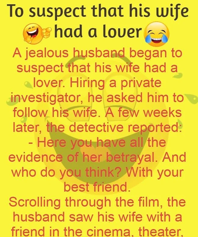 Joke: A jealous husband