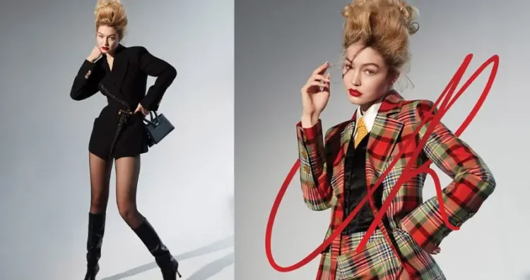 Gigi Hadid Radiates Splendour on the Front Cover of CR Fashion Book Issue 20