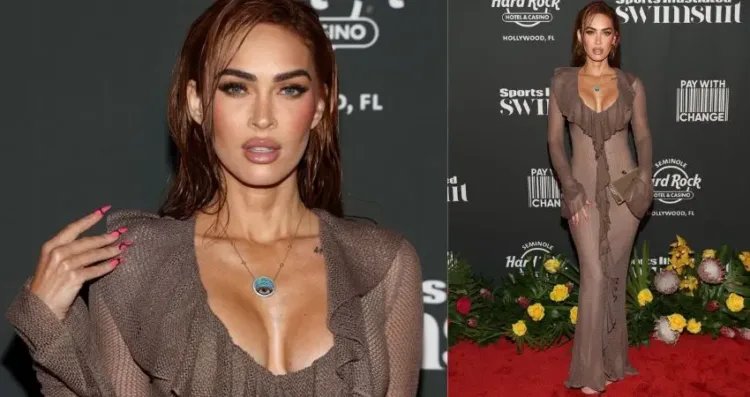 Megan Fox: Radiating Glamour and Confidence on the Red Carpet in her Distinctive Style