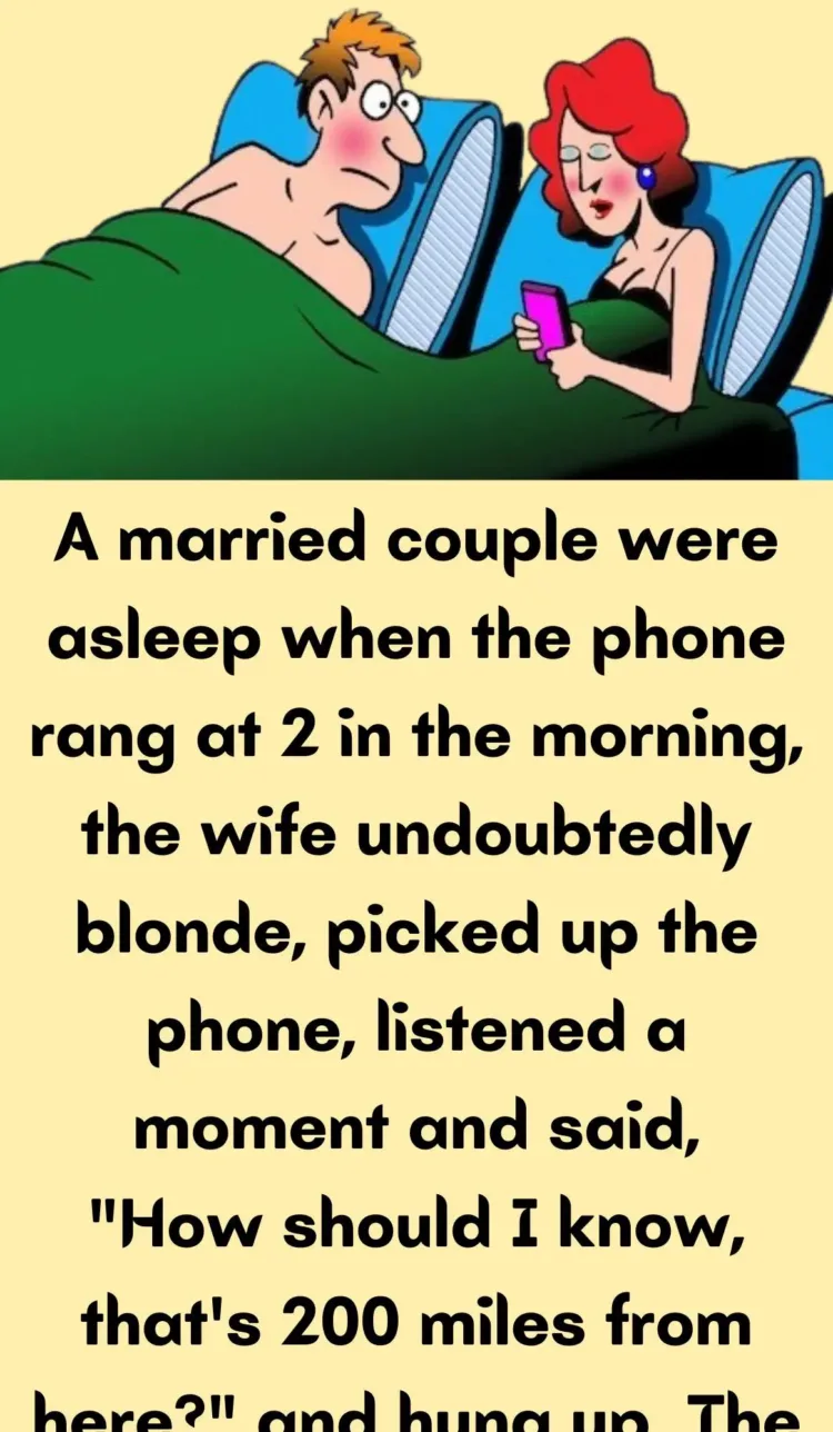 Joke: The phone rang at 2 in the morning