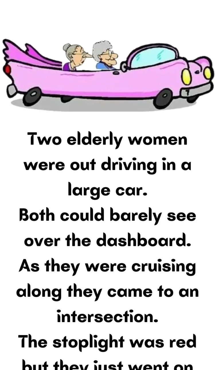 Joke: FUNNY Two elderly women were out driving