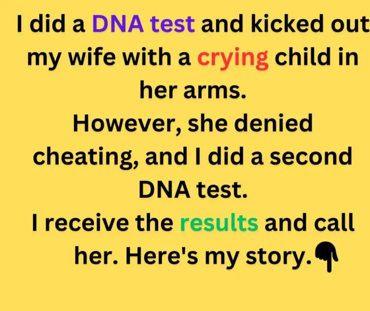 Joke: Man Takes a Paternity Test Then Kicks Wife and Baby Out – She Denies…