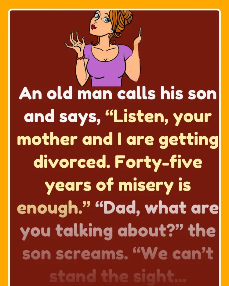 Joke: Funny Joke | The son and daughter are furious to learn their Parents…