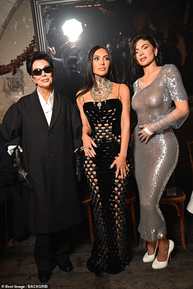 Kim Kardashian, Kylie, and Kris Jenner Steal the Spotlight at Maison Margiela Paris Fashion Week Show