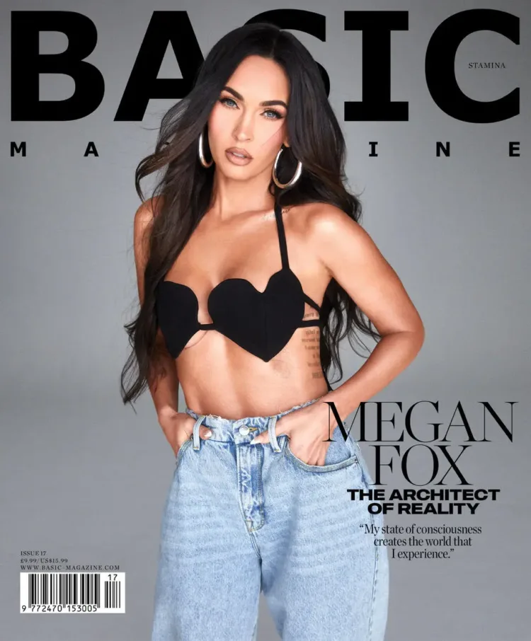 Fixated on Fashion: Megan Fox Dazzles in Daring Jumpsuit for Basic Magazine