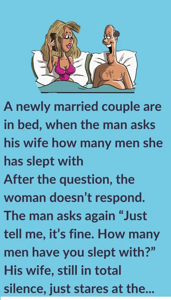 Joke: A Newly Married Couple Are In Bed