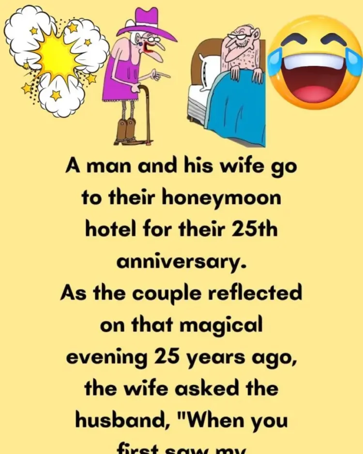 Joke: A man and his wife go to their honeymoon