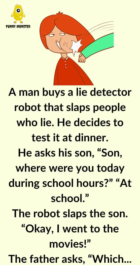 Joke: A Man Buys A Lie Detector Robot