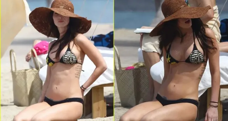 Radiate Confidence: Embrace Your Beauty Like Megan Fox in a Bikini