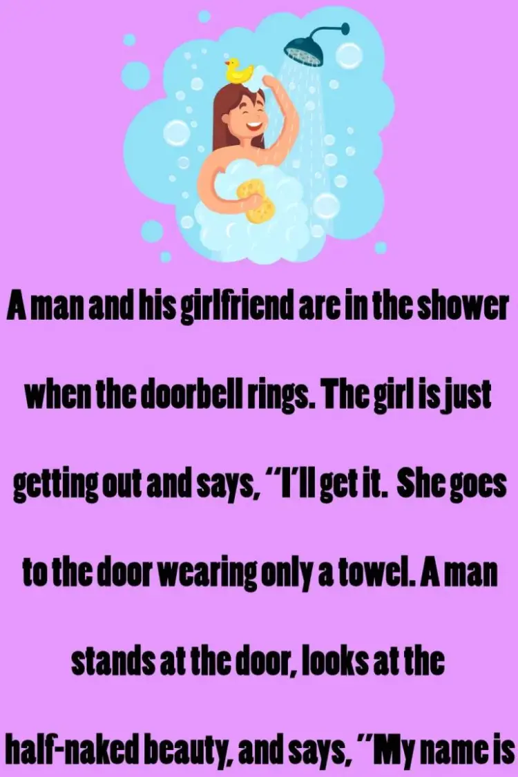 Joke: Funny Joke > Doorbell Rings While Showering