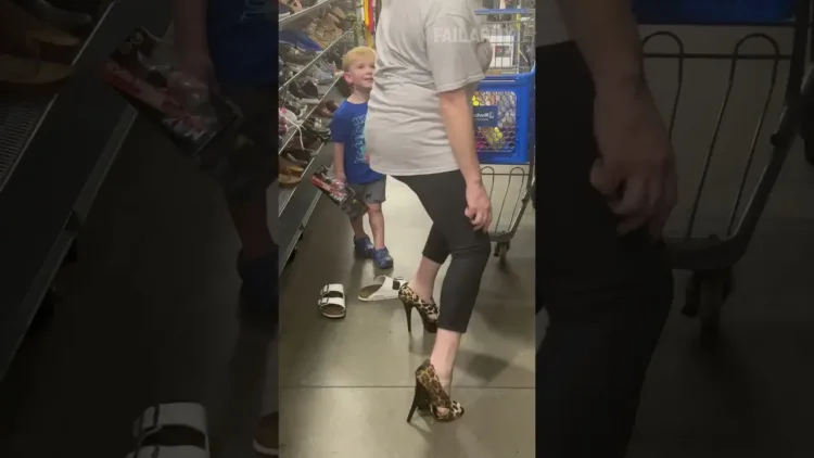 Woman Trying New Heels Accidentally Breaks Them – video