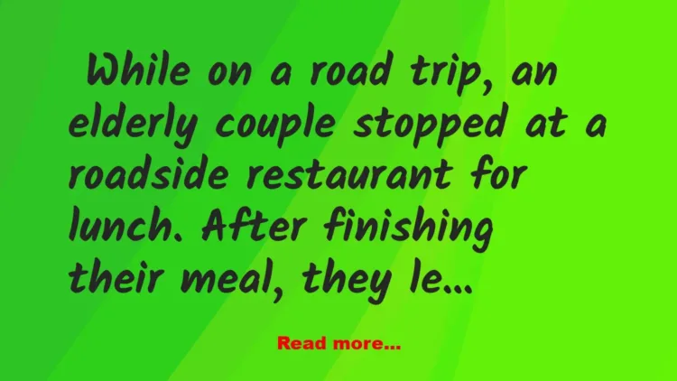 Joke: Elderly Couple’s Journey