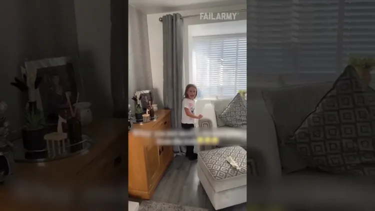 mom clings to her sanity… and the door 😂 – video