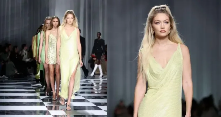 Gigi Hadid: The Mesmerizing Glamor at Versace SS24 Fashion Show