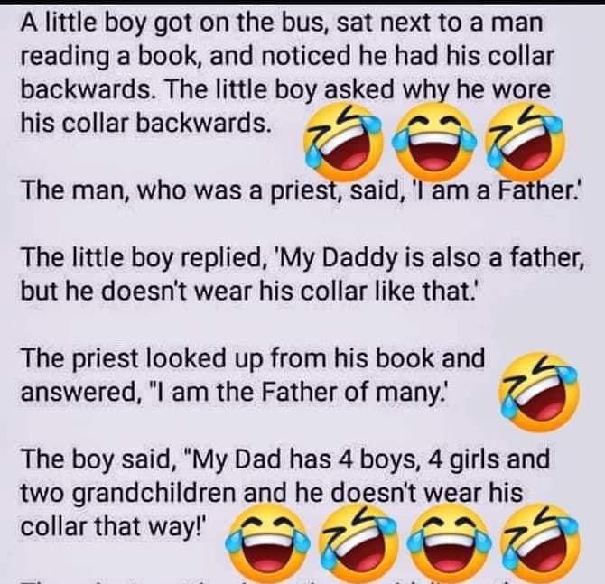 Joke: A little boy got on the bus…