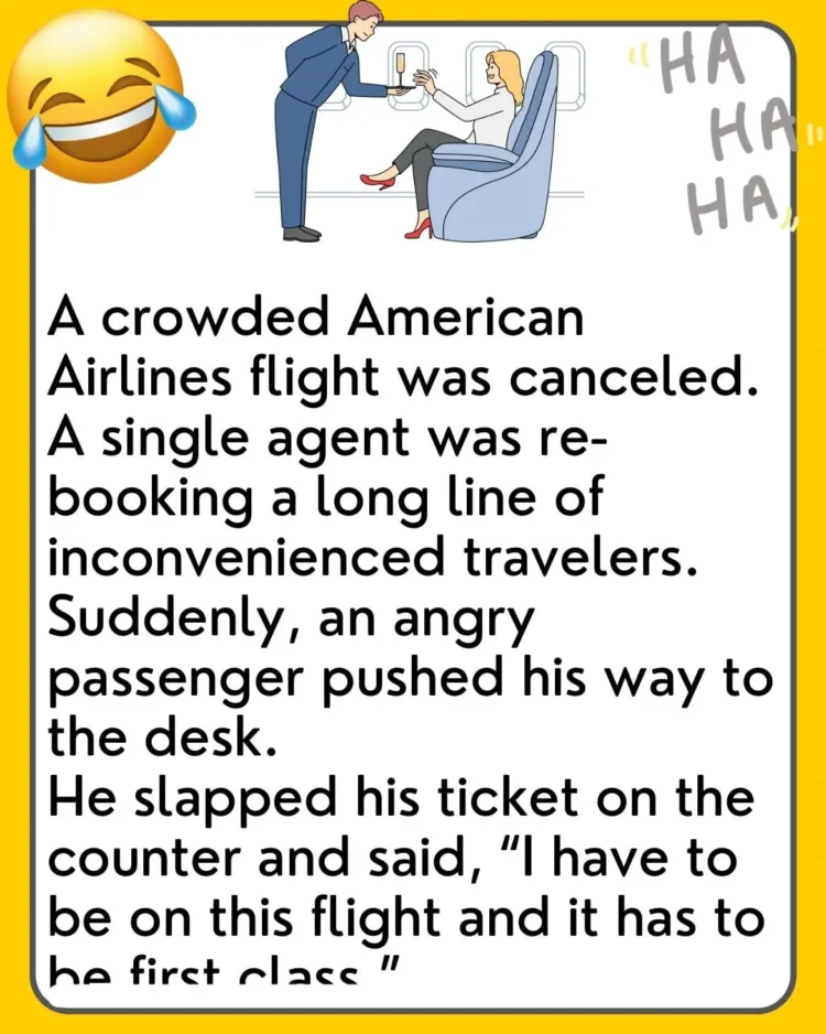 Joke: First Class Customer