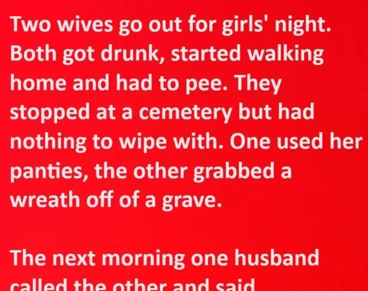 Joke: Two wives …