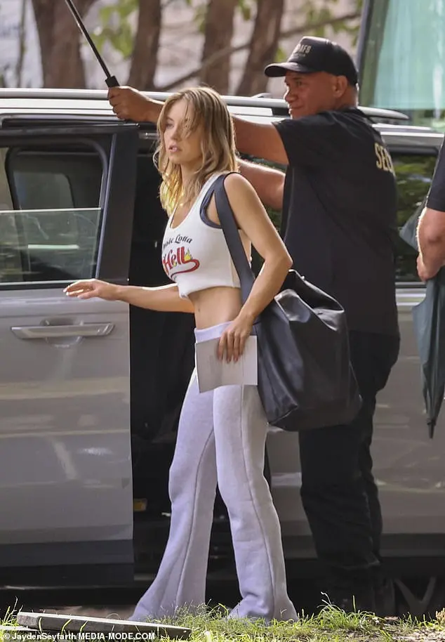 Sydney Sweeney, Euphoria Star, Flaunts Her Petite Figure on Australian Film Set