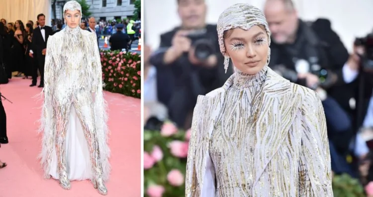 Gigi Hadid, A Silver Lining On the Red Carpet: Her Scintillating Appearance at the 2019 Met Gala