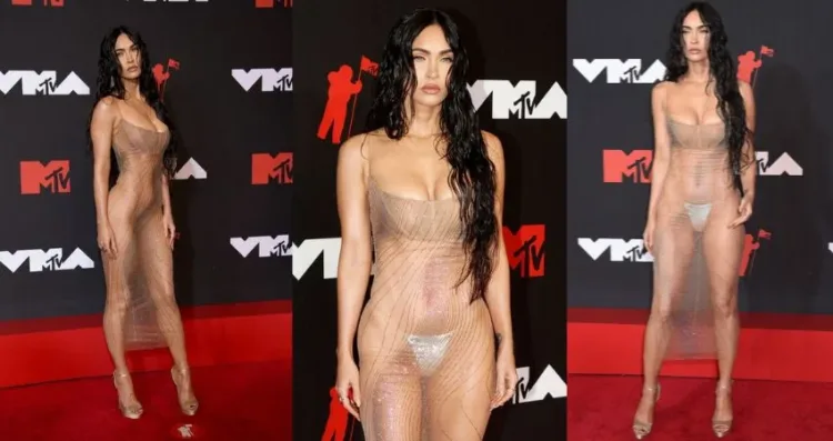 2021 MTV VMAs: Megan Fox Stole the Show in a Breathtaking Sheer Dress