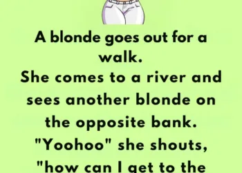 Joke: Finally, a blonde joke I haven’t heard before… –