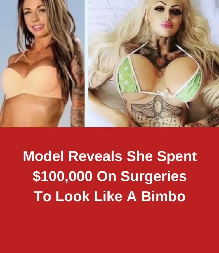 Joke: Model Reveals She Spent $100,000 On Surgeries To Look Like A Bimbo