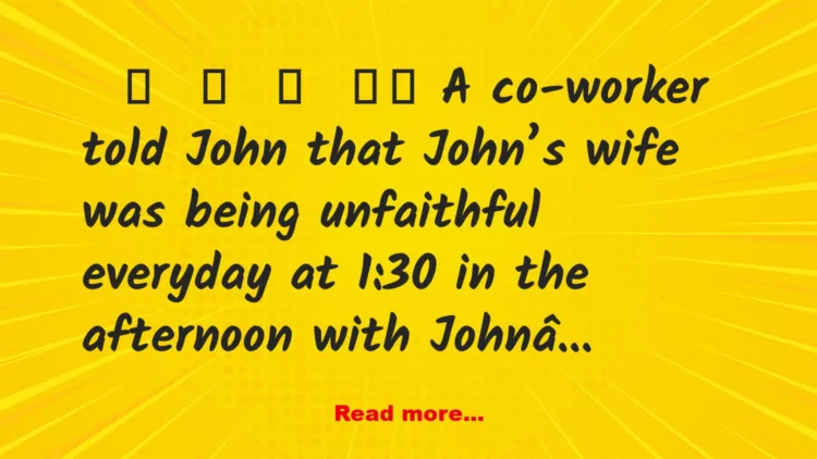 Joke: John’s wife