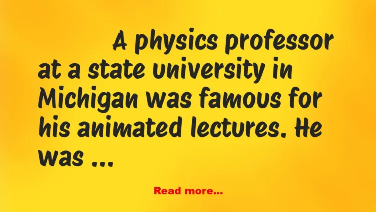 Joke: Physics Professor