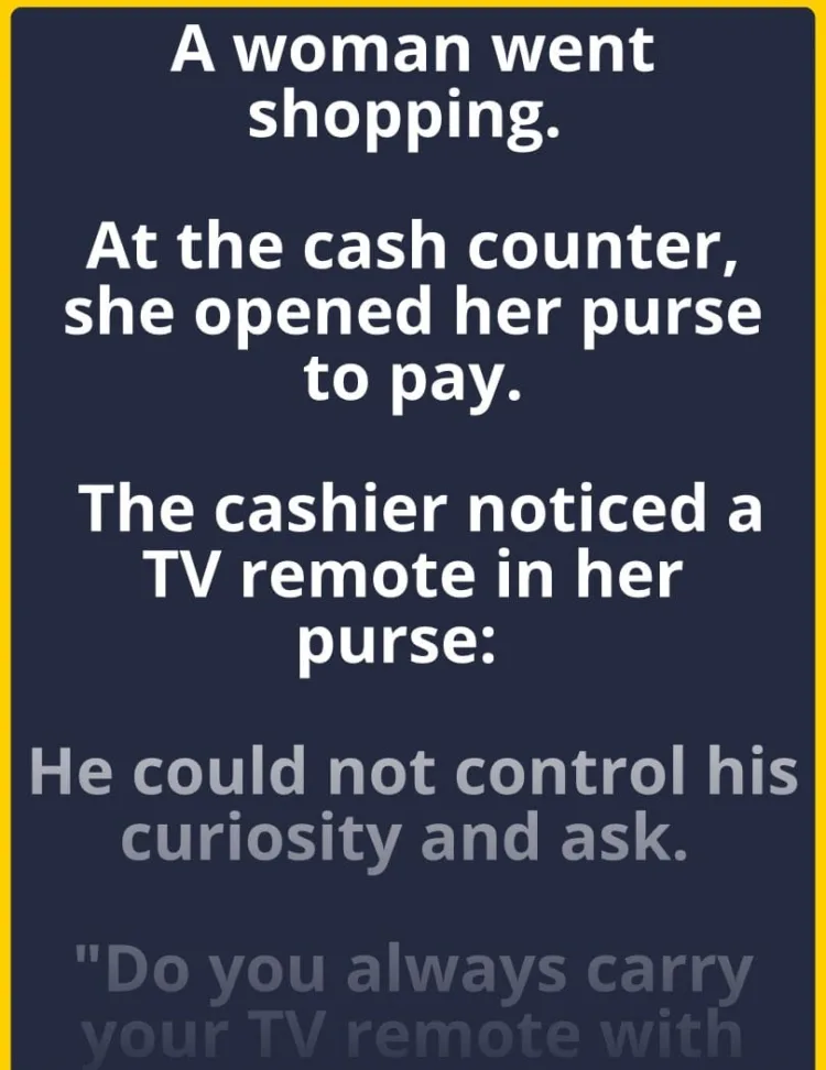 Joke: A Woman Went Shopping. –