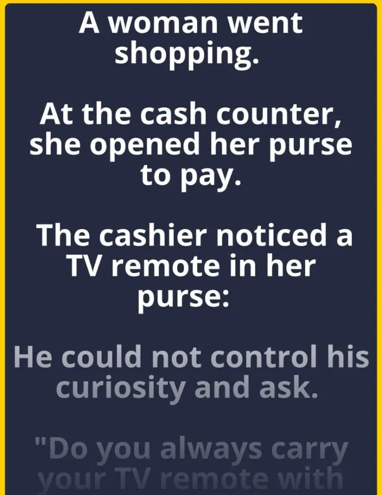 Joke: A Woman Went Shopping. –