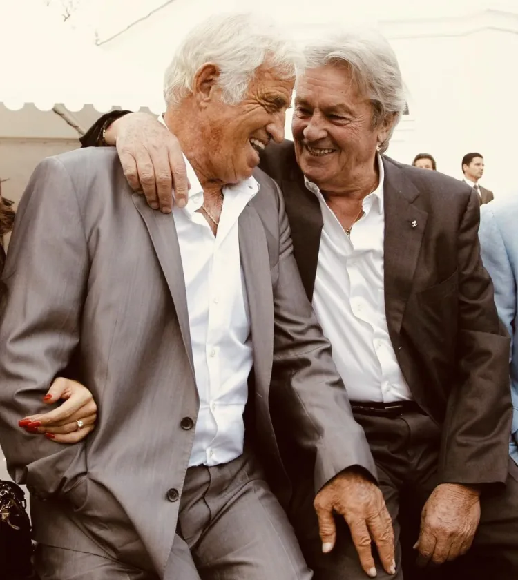 Alain Delon. Now you can fool around with your friend Belmondo again…