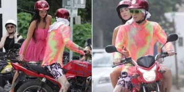 Megan Fox Embraces the Biker Chic Aesthetic while Vacationing in Mexico with Machine Gun Kelly