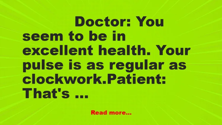 Joke: Doctor, Doctor